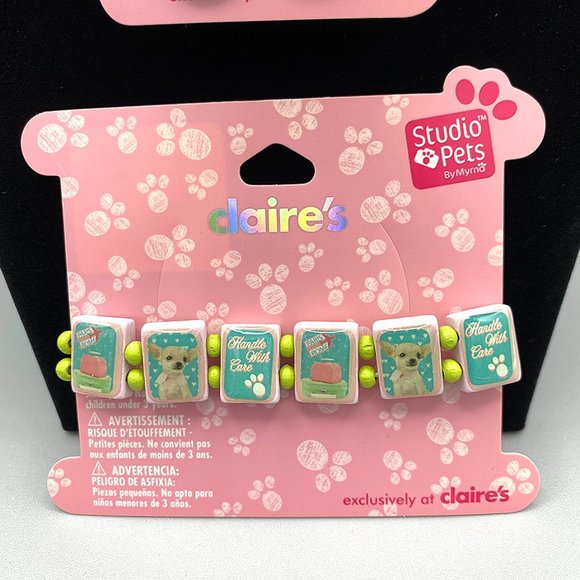 Chihuahua Dog Puppy Bracelet & Earrings Set – Studio Pets by Myrna - Picture 3 of 4